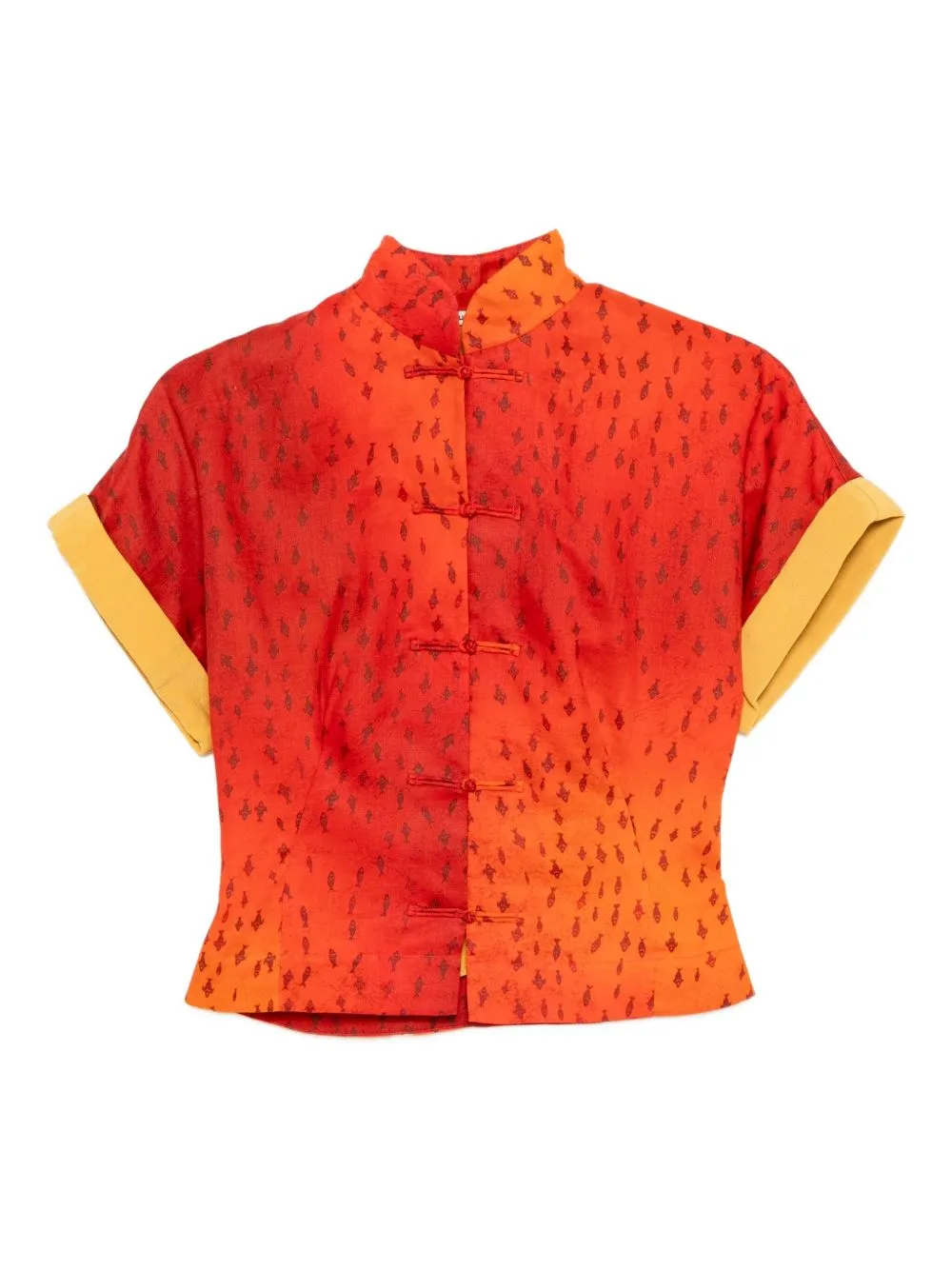 Graphic-Print Top by SAMUEL GUÌ YANG