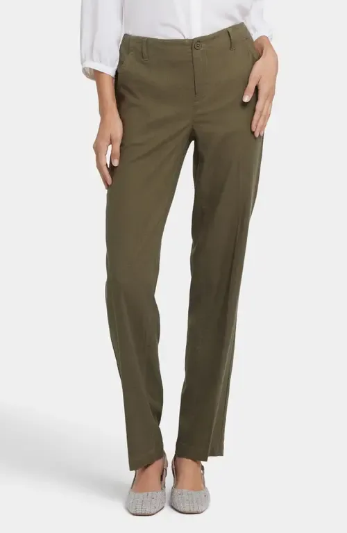 Marilyn Linen Blend Trousers by NYDJ
