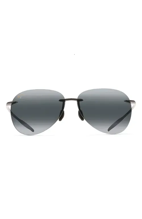 Sugar Beach 62mm Polarized Round Sunglasses by Maui Jim