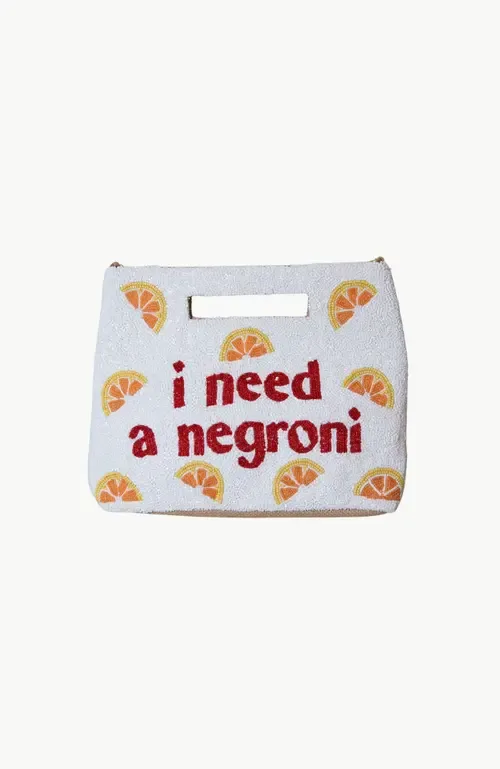I Need a Negroni Handle Pouch by Island to East Side