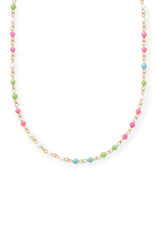 Dainty Colorful Enamel 14k Gold Filled Necklace by CUFFED BY NANO