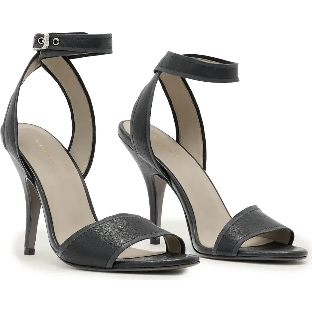 Vera Leather Ankle Strap Sandal by AllSaints