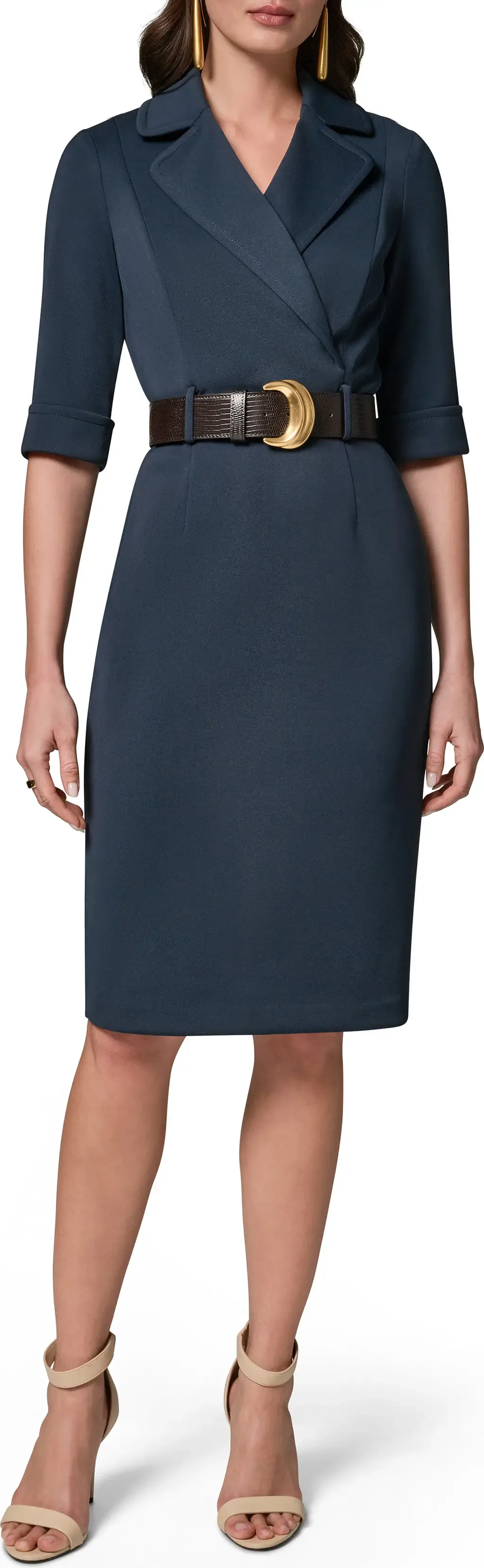 Belted Sheath Dress