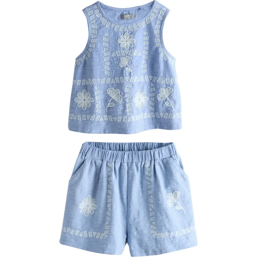 Floral Tile Tank & Shorts Set by NEXT