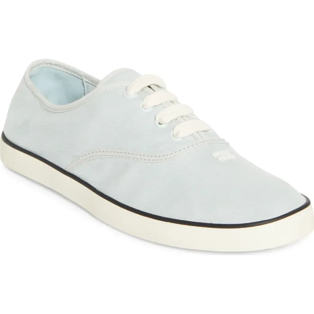 Low Top Canvas Sneaker by Miu Miu