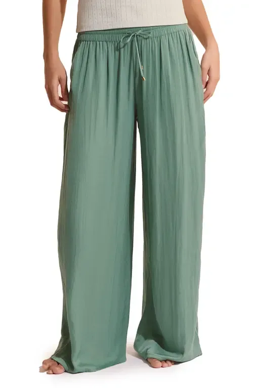Cheeta Wide Leg Pajama Pants by Etam