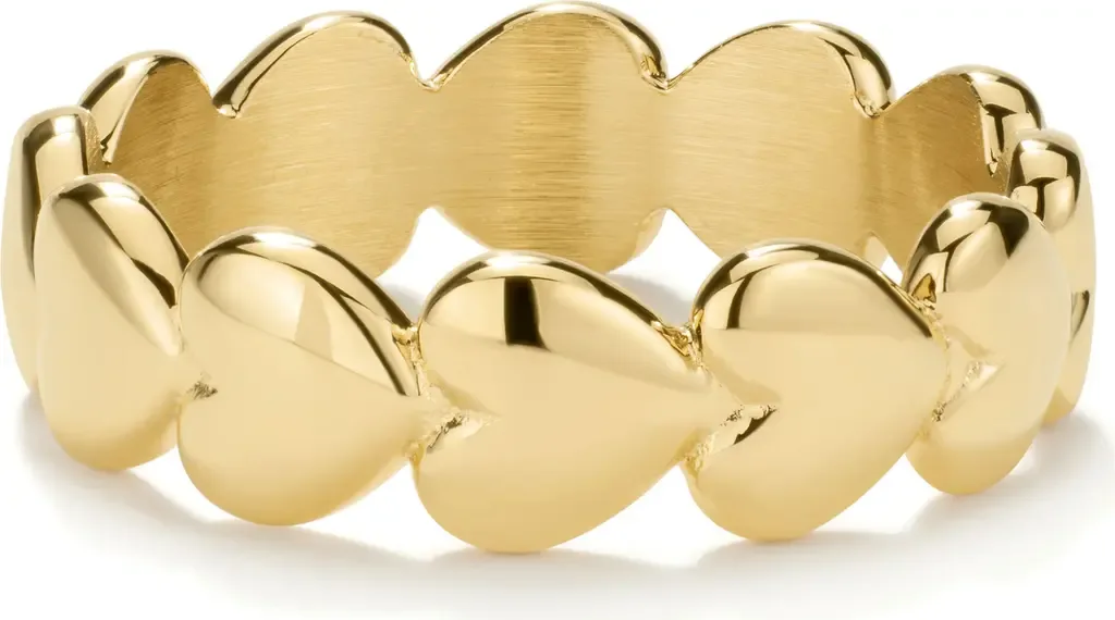 Mini Hearts Stacking Ring