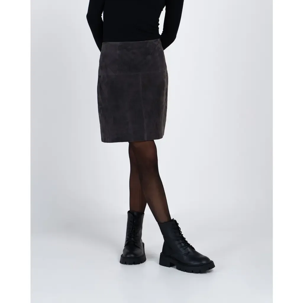 Hayden Suede Skirt by Kettlewell