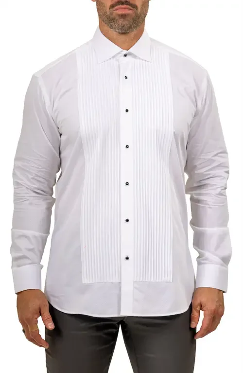 Ceremony Cotton Tuxedo Shirt by Maceoo