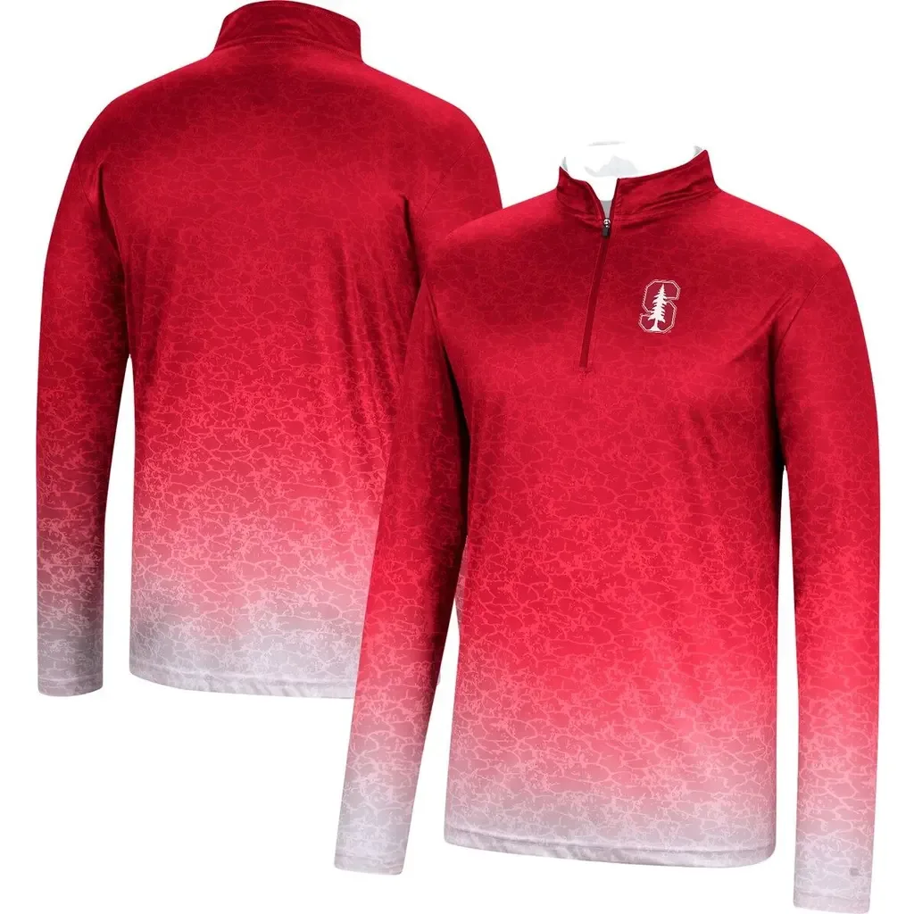 Stanford Cardinal Walter Quarter-Zip Windshirt by COLOSSEUM