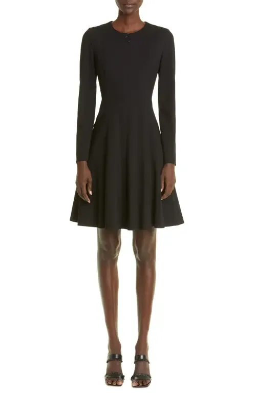 Elements Long Sleeve Jersey Fit & Flare Dress by Akris punto