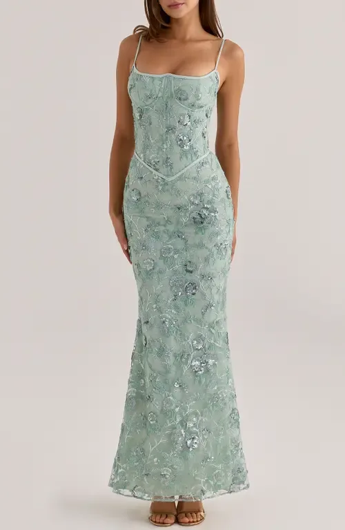 Naima Hand Beaded Dress by HOUSE OF CB