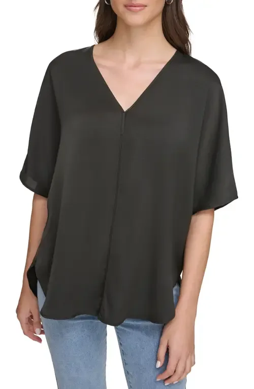Short Sleeve Woven Top