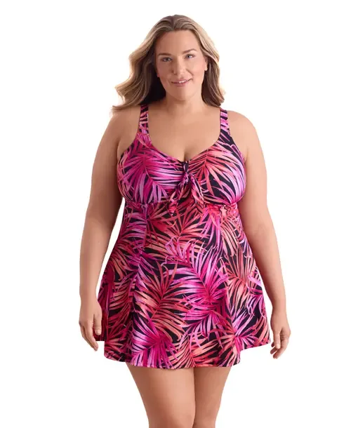 Bow Front Swim Dress by ShapeSolver