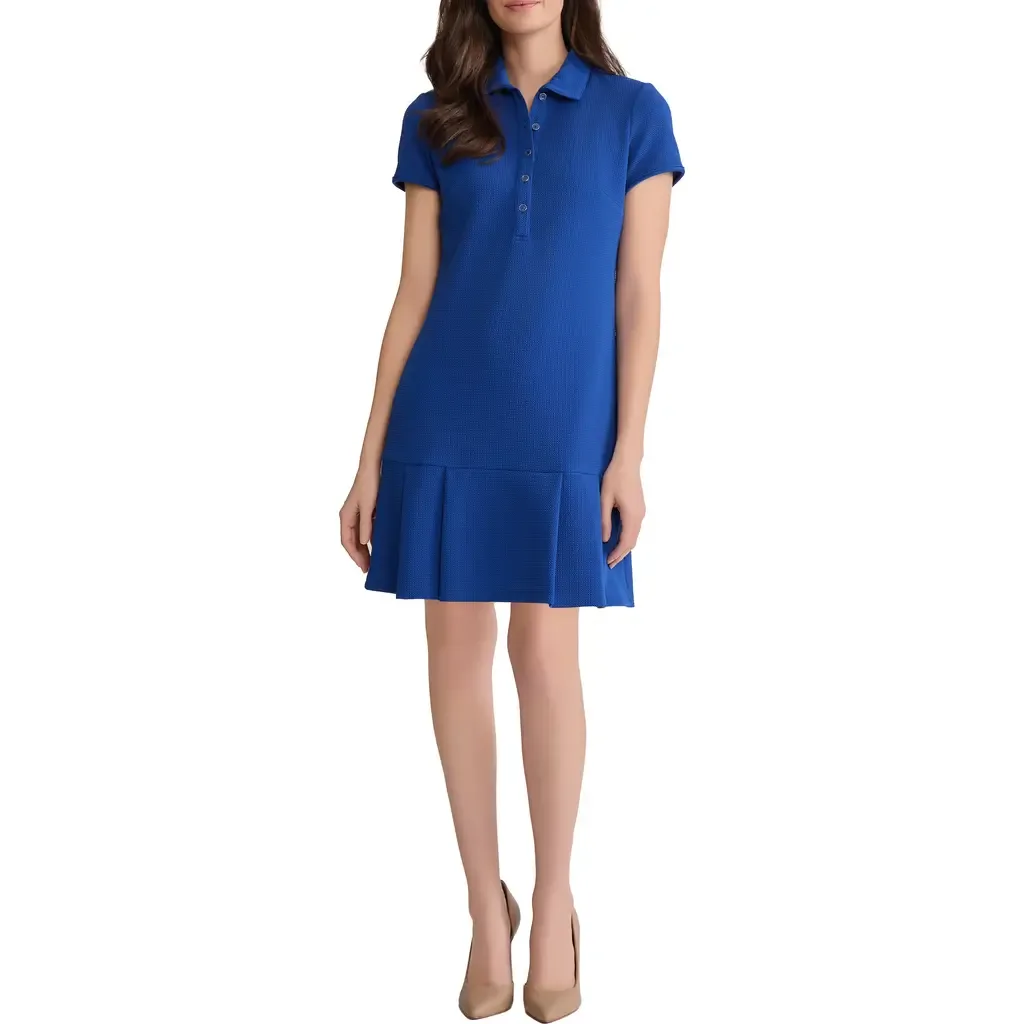 Karolina Pleated Polo Dress by Jones New York