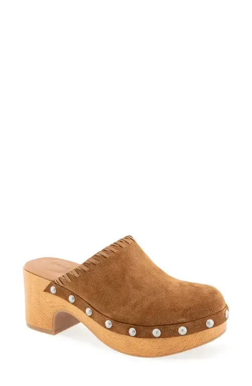 Daphine Clog in Brown Suede by Gentle Souls