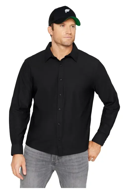 The Don Long Sleeve Button Up by Fabletics