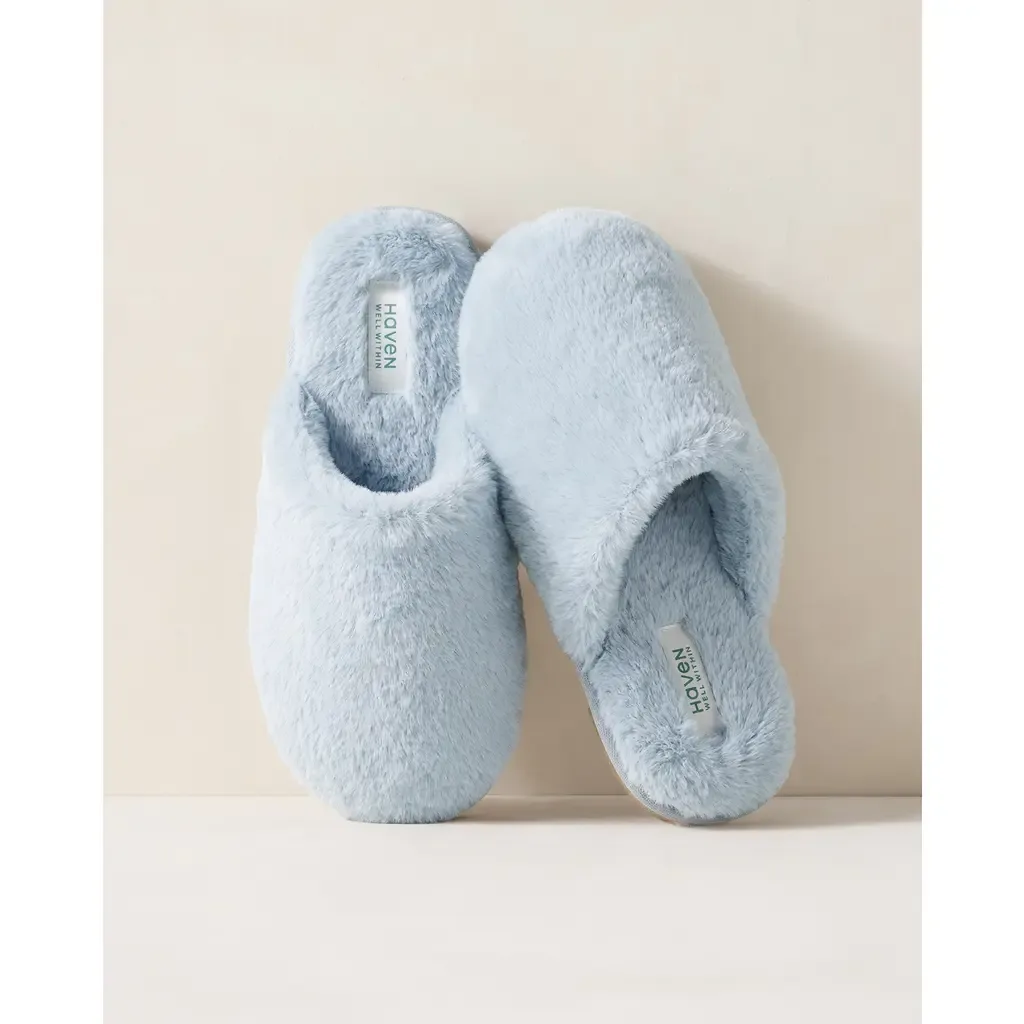 Faux Fur Slippers by Haven Well Within