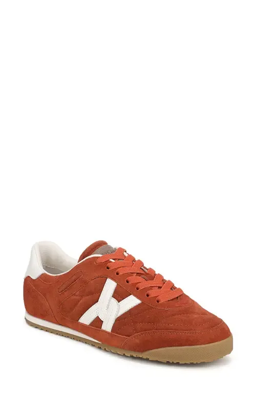 Natalia Slip-On Sneaker in Rust/Orange Suede by Veronica Beard