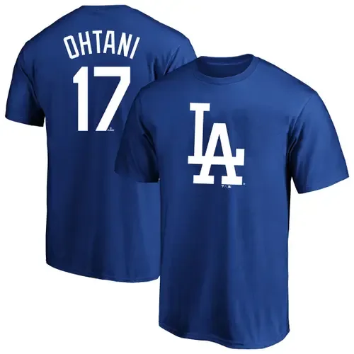 Fanatics Shohei Ohtani Royal Los Angeles Dodgers Name & Number T-Shirt by PROFILE
