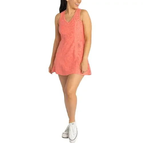 Lusso Pink St. Louis Cardinals Tess Cheetah V-Neck Racerback Dress by LUSSO
