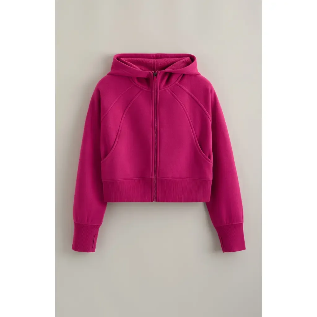 Cloud Fleece Full Zip Hoodie by Zella Girl