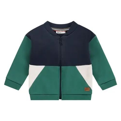 Colorblock Sweat Cardigan by BABYFACE