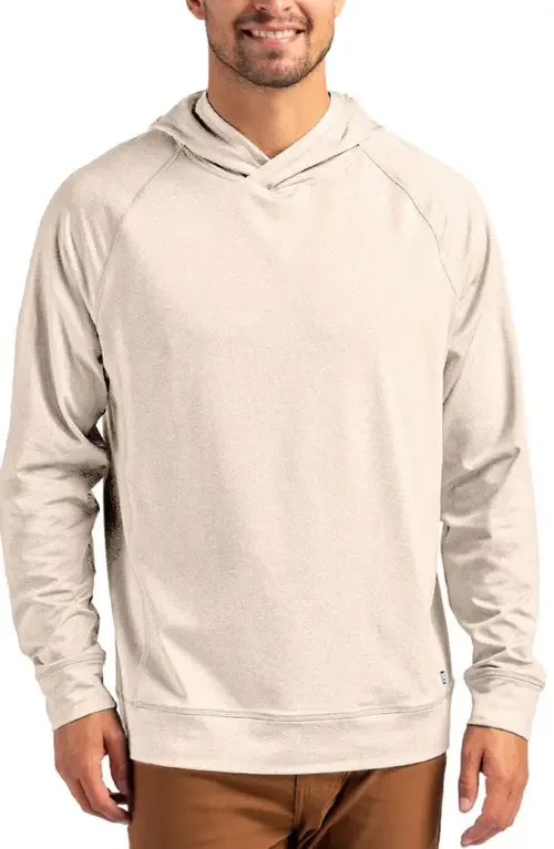 Adapt Heather Hooded Pullover by Cutter & Buck