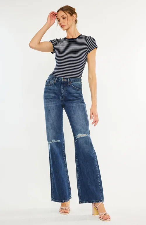 Montana Ultra High Rise 90's Flare Jeans by KanCan