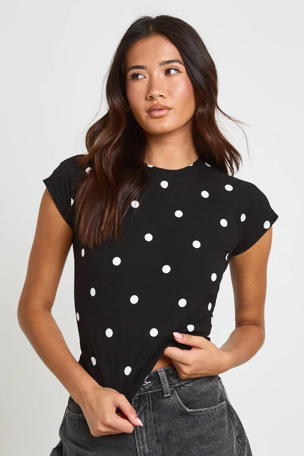 Polka Dot Baby T-Shirt by boohoo