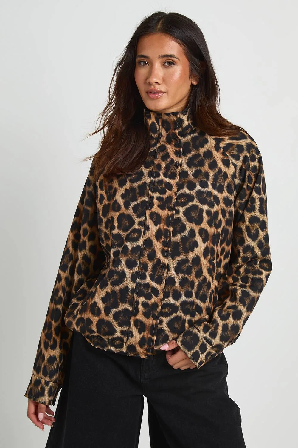 Funnel Neck Jacket by boohoo