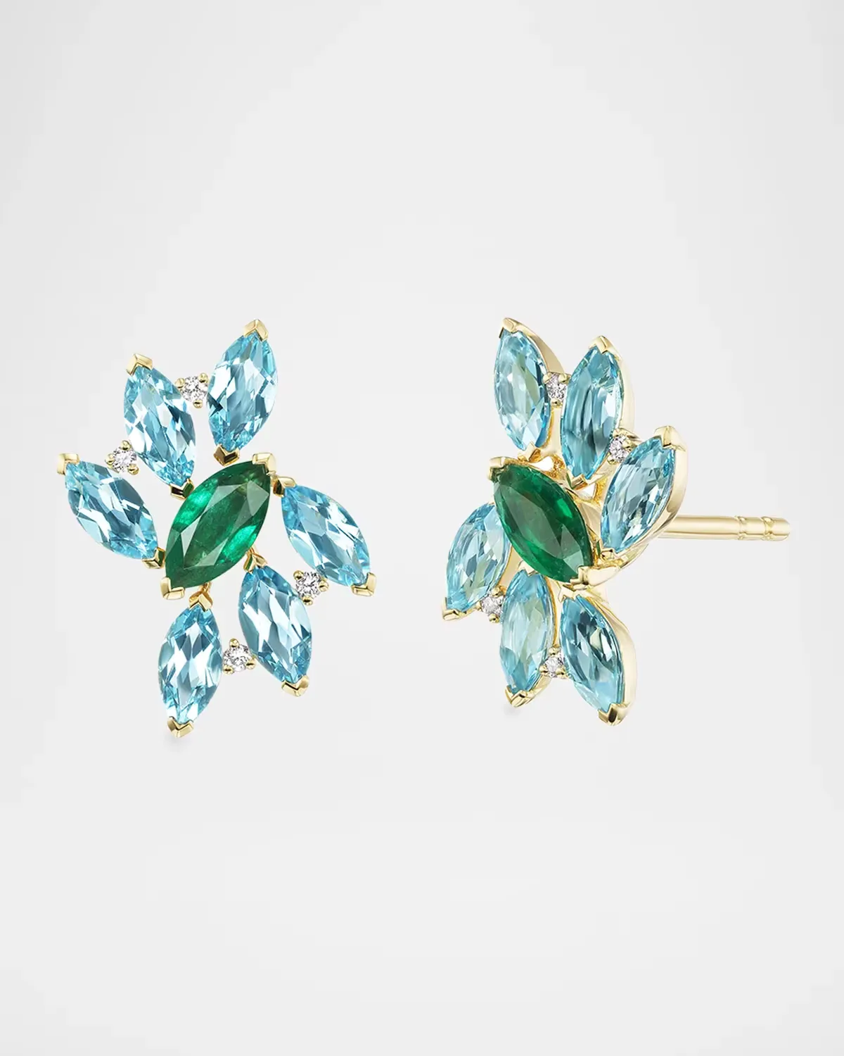 Pollack Stud Earrings, Grove by Emily P. Wheeler