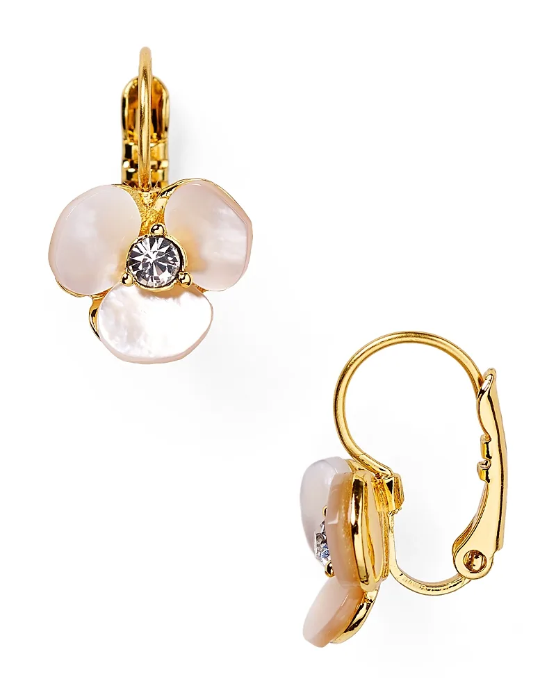 Disco Pansy Leverback Earrings by Kate Spade New York