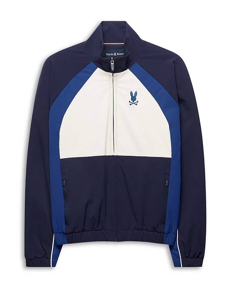 Dimitri Color Blocked Track Jacket by Psycho Bunny