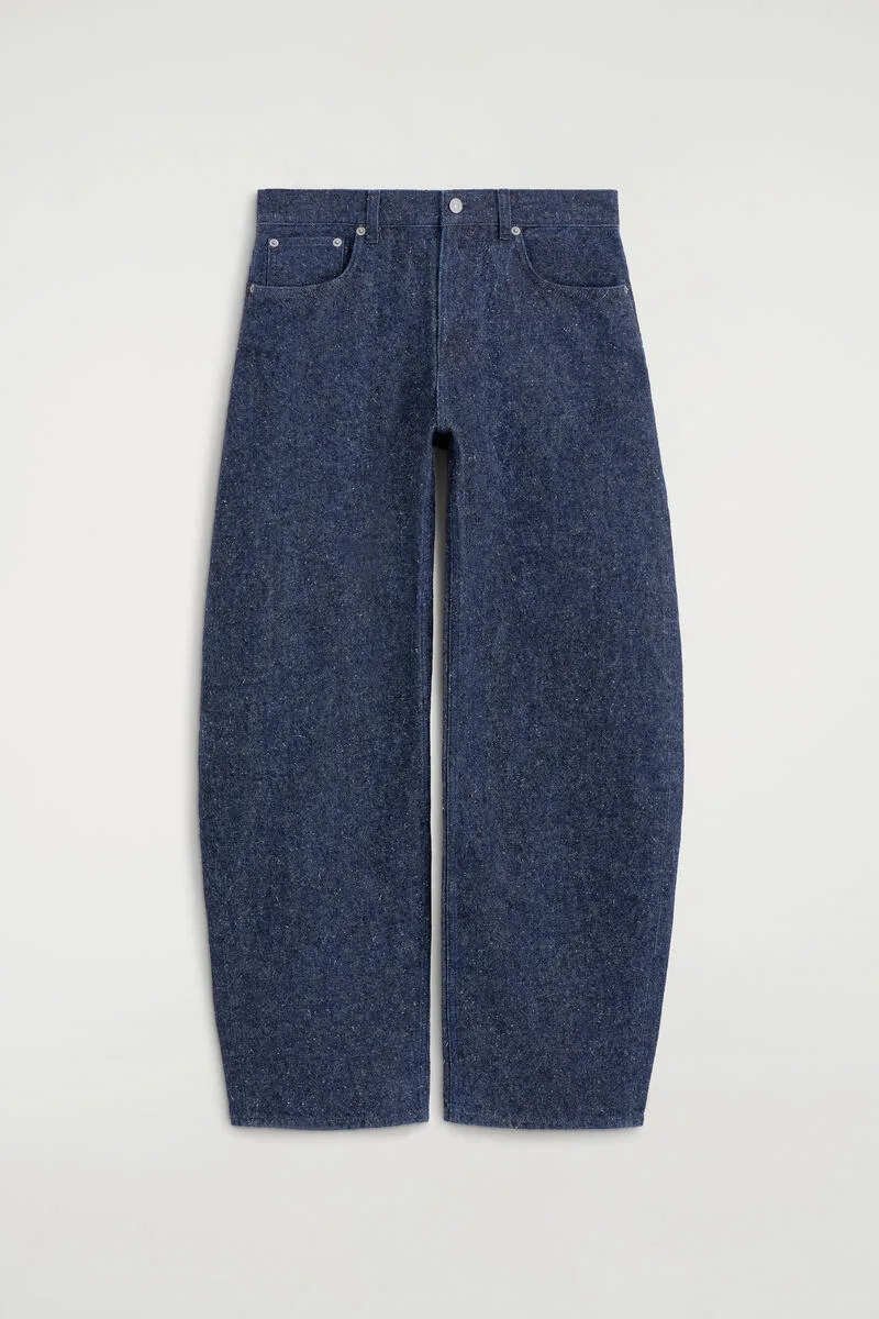 Inlet Bouclé Curved-Leg Jeans by COS