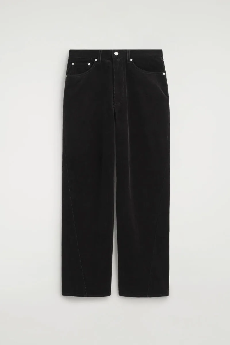 Facade Corduroy Straight-Leg Jeans by COS