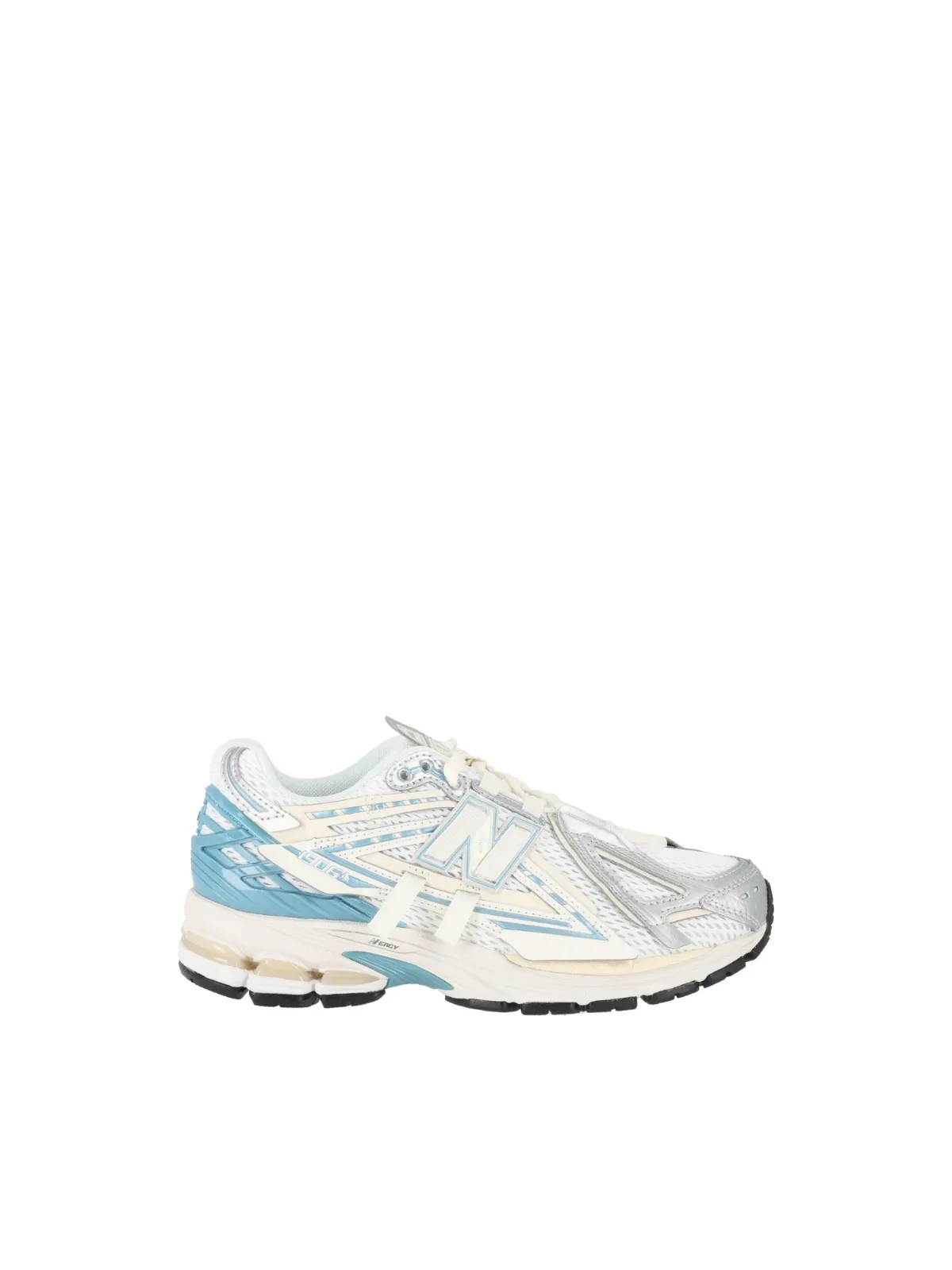 Silver/Sea Salt Synthetic-Mesh Sneakers by New Balance