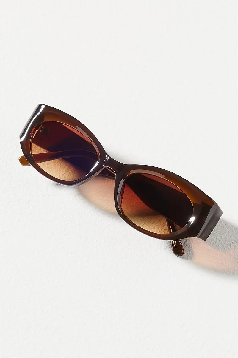 Translucent Oval Sunglasses by I-SEA
