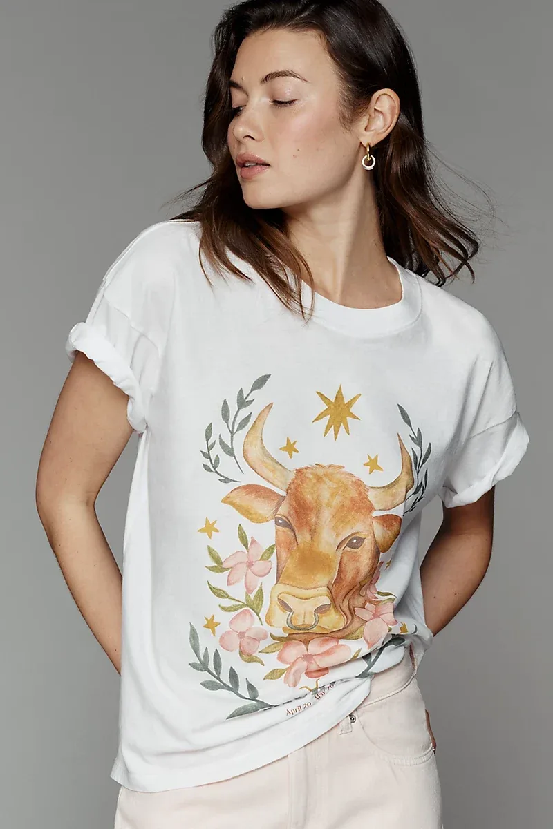 Cosmic Zodiac Tee by GIRL DANGEROUS