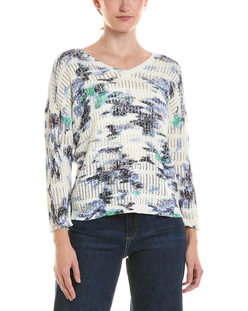 Water Lilies Pointelle Sweater by Nic + Zoe