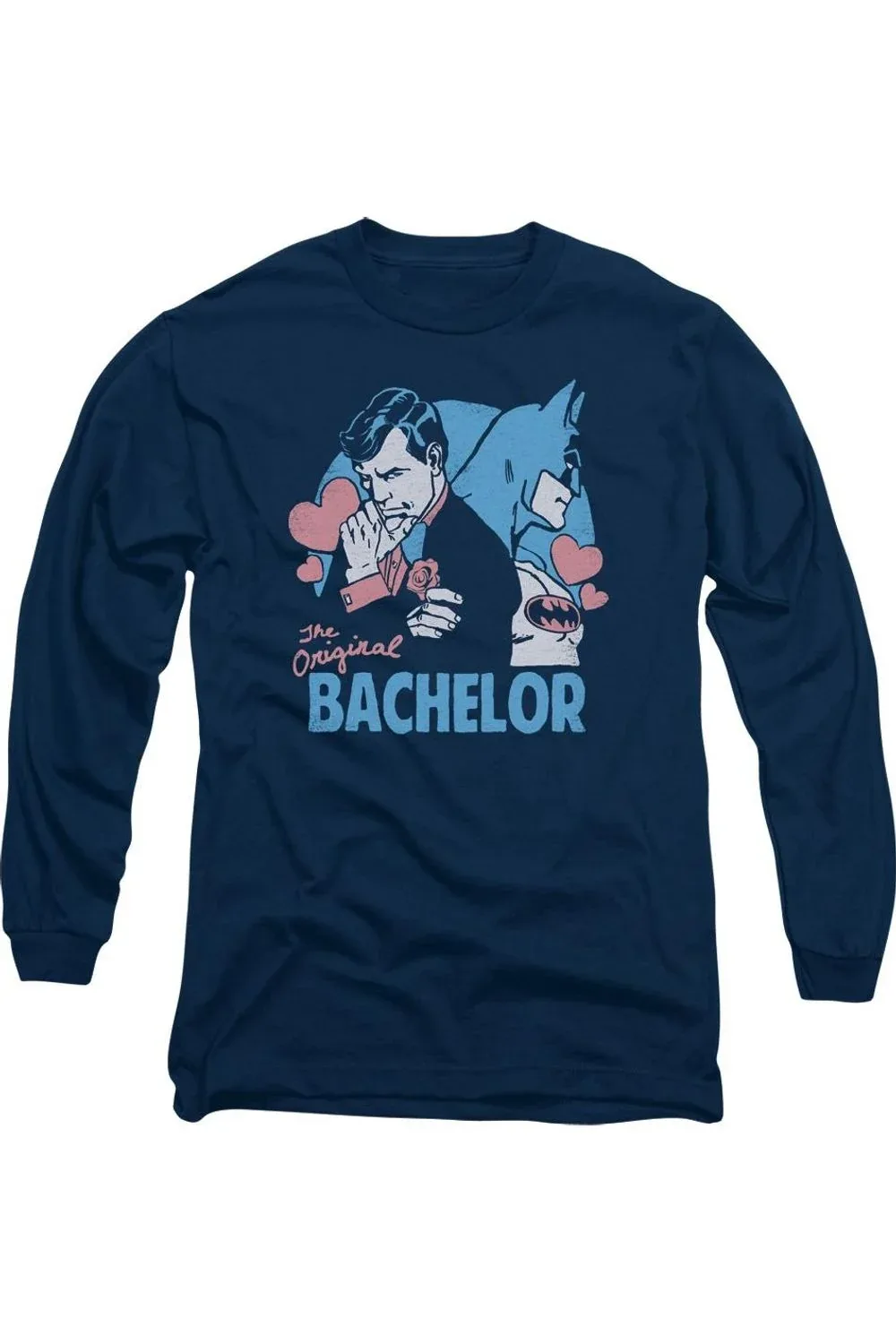 DC Comics Bachelor Long Sleeve Tee by Gildan