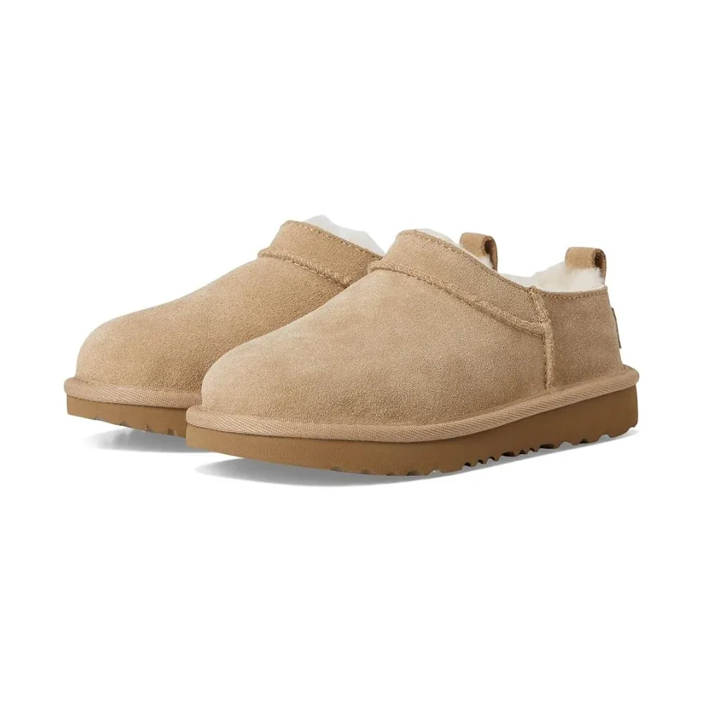 UGG Classic Micro Slipper Suede Faux Fur Slip On by UGG
