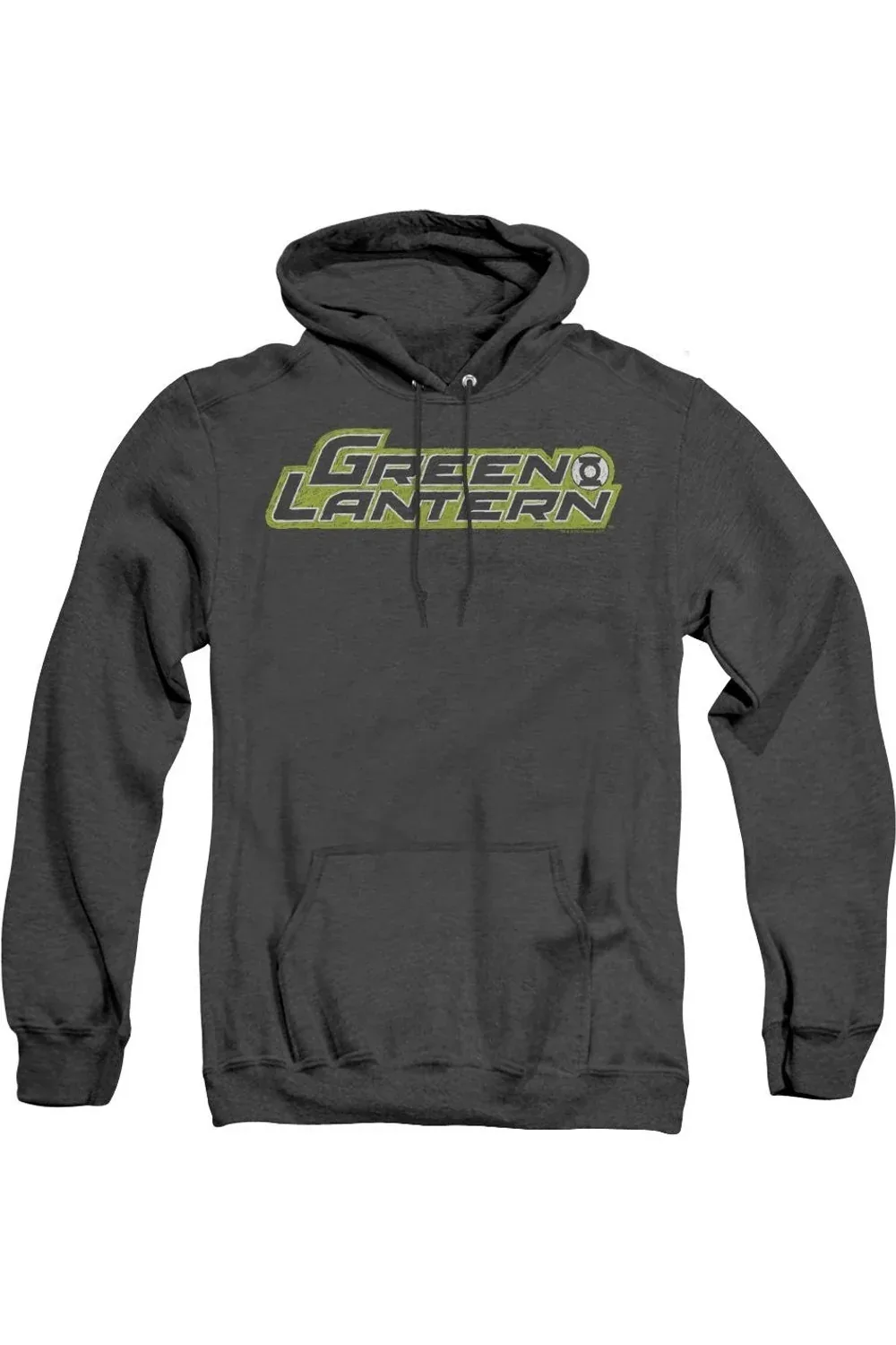 Green Lantern Scribble Title Heather Hoodie by Gildan