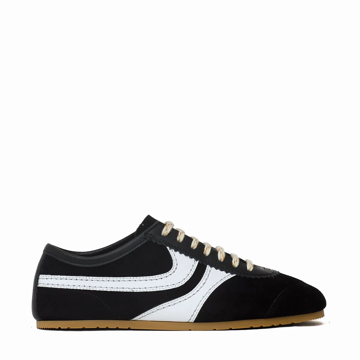 Suede Calfskin Leather Sneakers