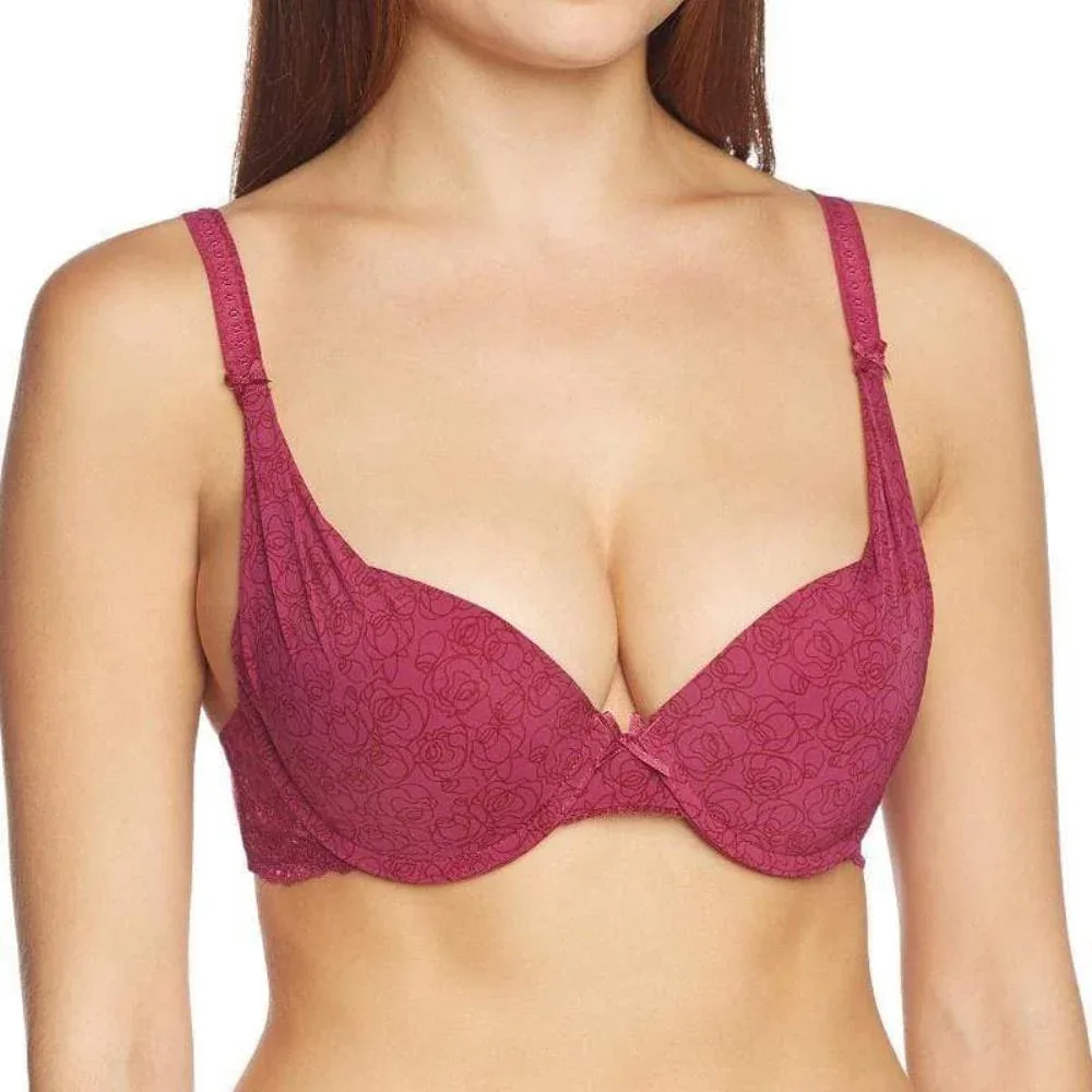 Underwire Plunge Lift Bra by TRUEDAMES