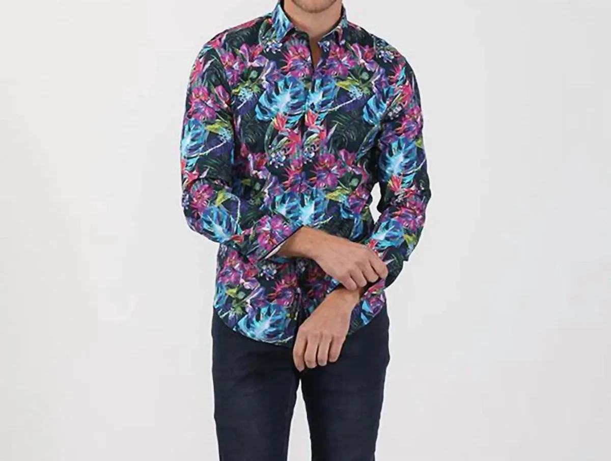 Miami Floral Button Down Shirt by Eight X