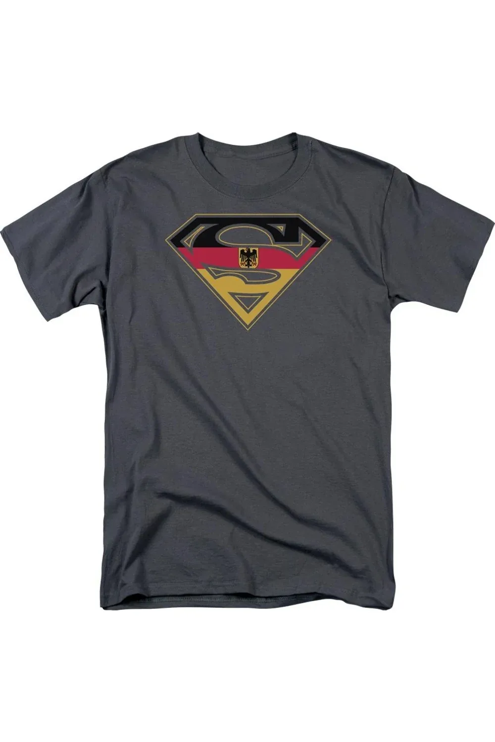 Superman German Shield Short Sleeve Tee / T-Shirt by Gildan