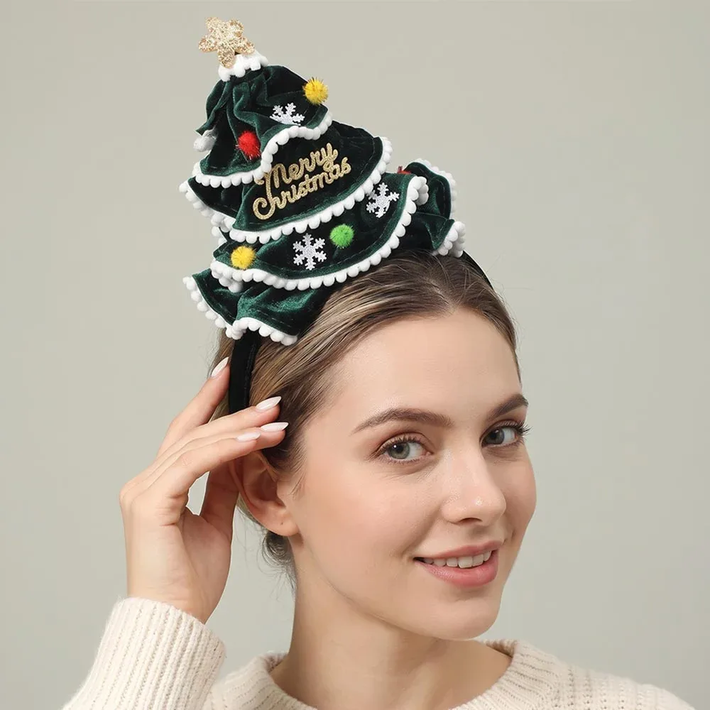 Christmas Tree Party Headband by FASHNZFAB