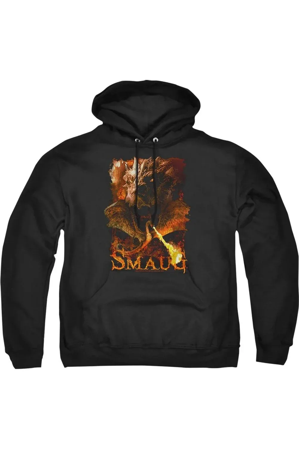 Hobbit Smolder Pull Over Hoodie / Hooded Sweatshirt by Gildan