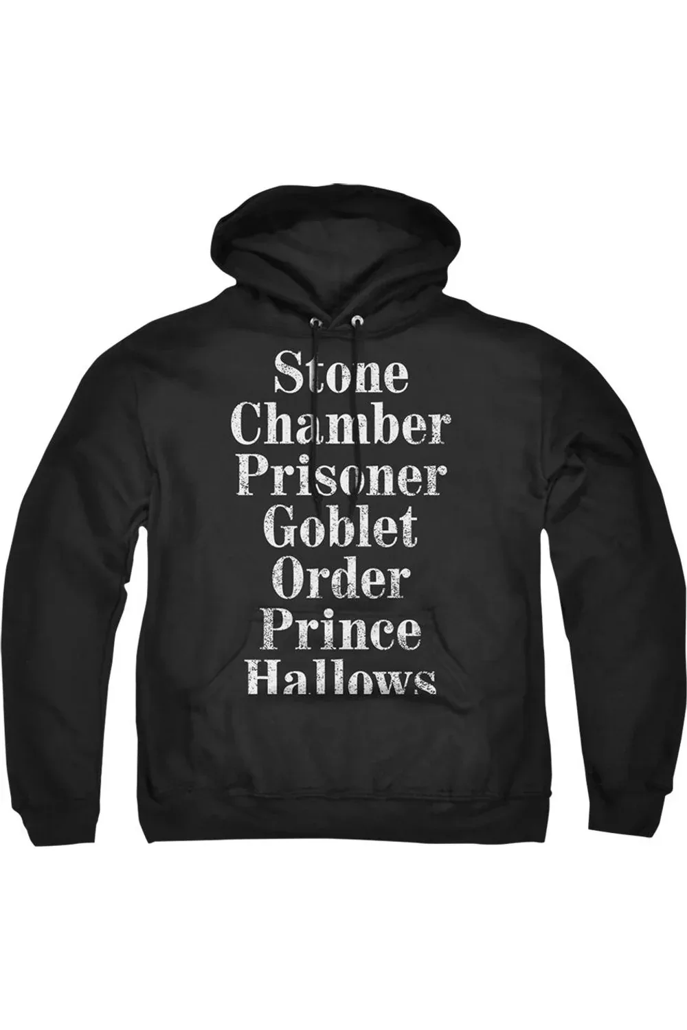 Harry Potter Titles Pull Over Hoodie / Hooded Sweatshirt by Gildan